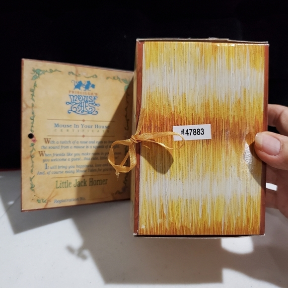 Vintage 1995 New Enesco "Little Jack Horner" Friends are Always in Your Corner - Picture 14 of 16